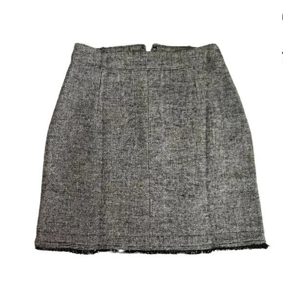 NWT Bishop + Young Tweed Mini Skirt Black & White - Picture 3 of 4